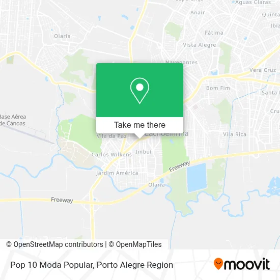 Pop 10 Moda Popular map