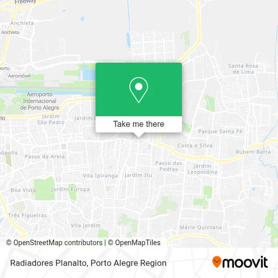 Radiadores Planalto map