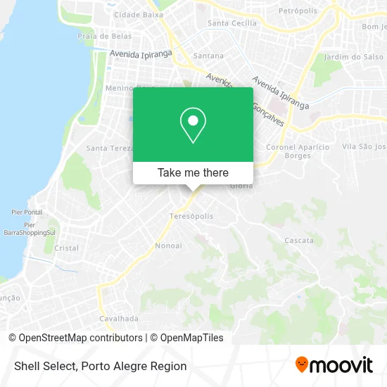 Shell Select map