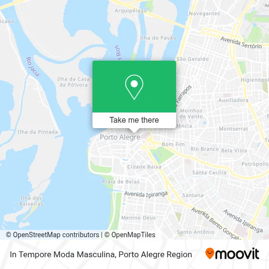 In Tempore Moda Masculina map