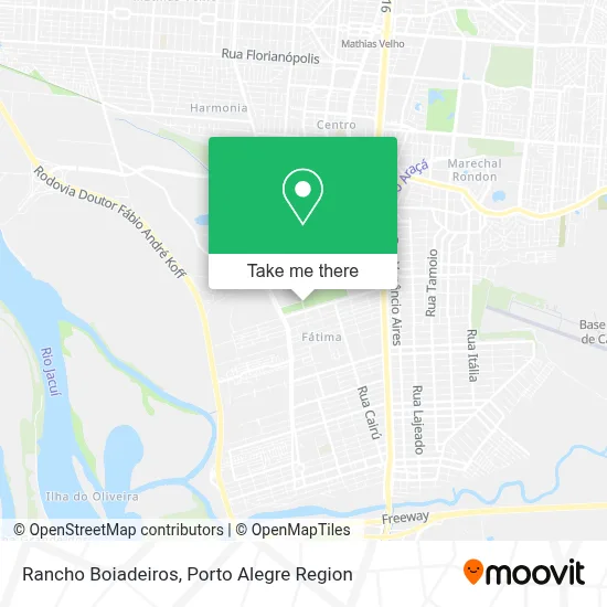 Rancho Boiadeiros map