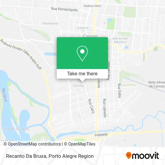 Recanto Da Bruxa map