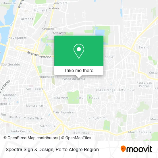 Spectra Sign & Design map