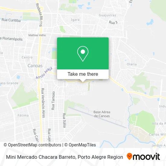Mini Mercado Chacara Barreto map
