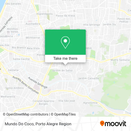 Mundo Do Coco map