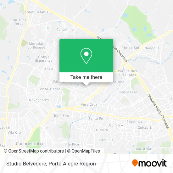 Studio Belvedere map