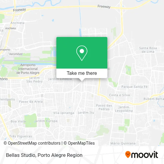 Bellas Studio map