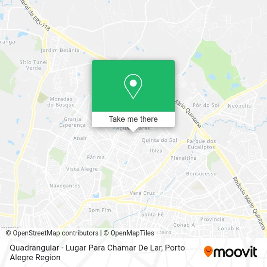Quadrangular - Lugar Para Chamar De Lar map
