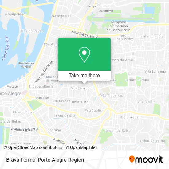 Brava Forma map