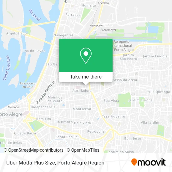 Uber Moda Plus Size map