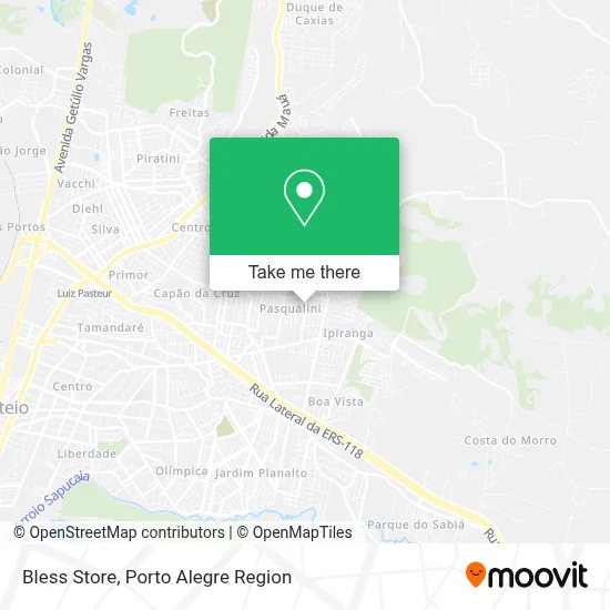Bless Store map