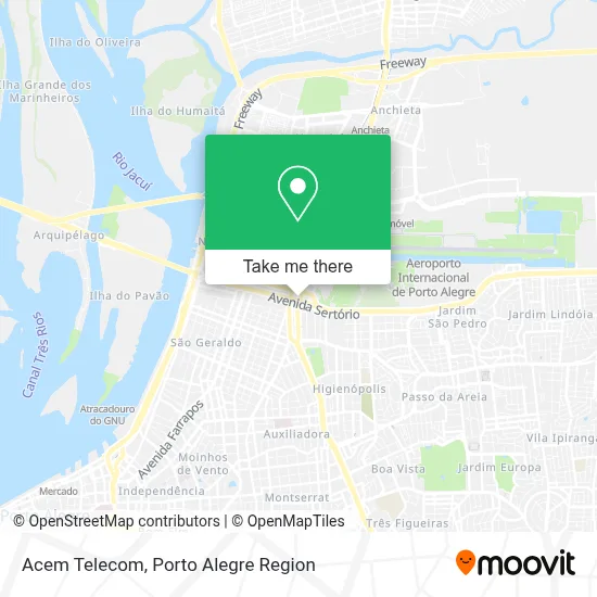 Acem Telecom map