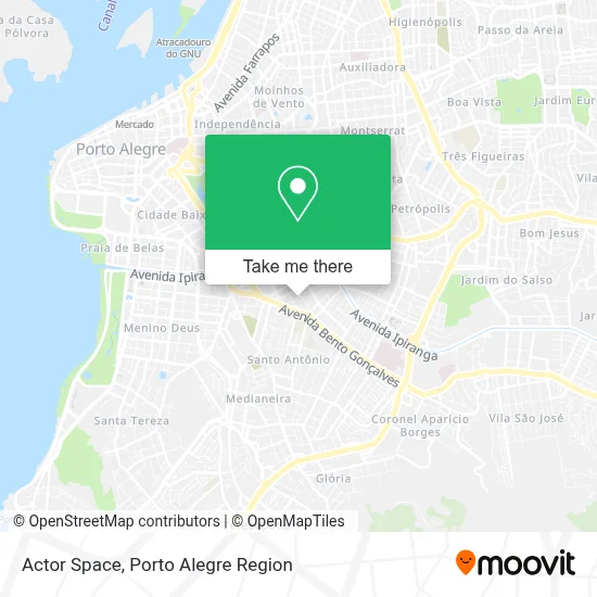 Actor Space map