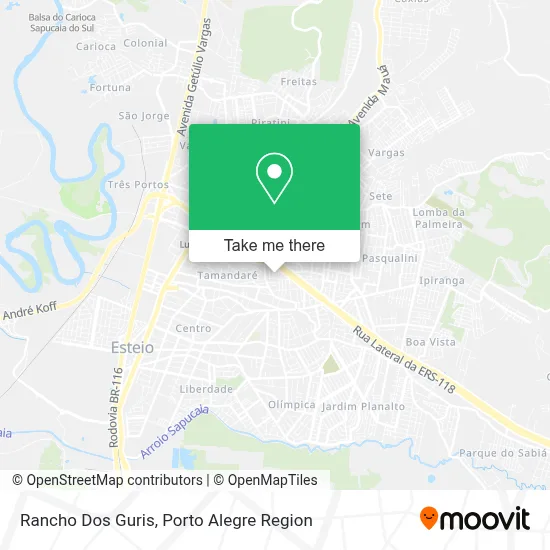 Rancho Dos Guris map
