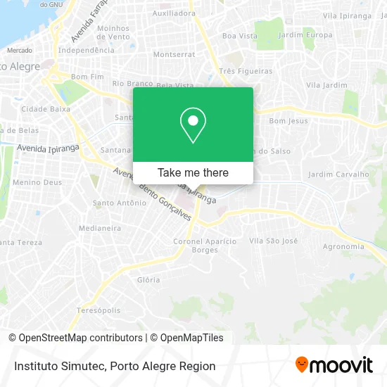 Instituto Simutec map