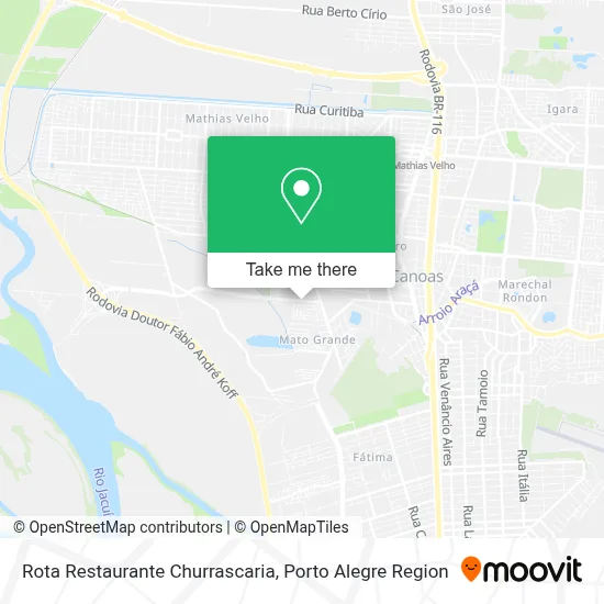 Rota Restaurante Churrascaria map