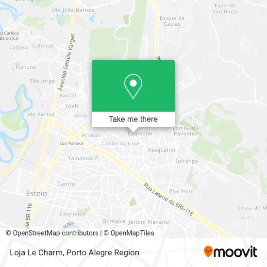 Loja Le Charm map