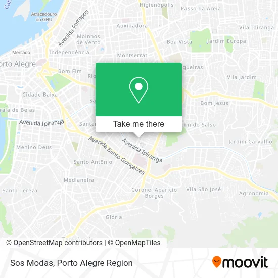 Sos Modas map