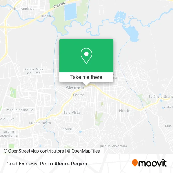 Cred Express map