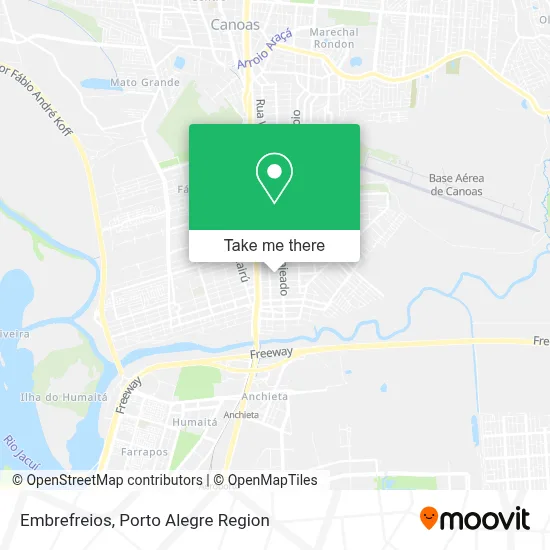 Embrefreios map