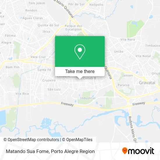 Matando Sua Fome map