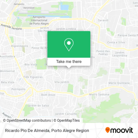Ricardo Pio De Almeida map