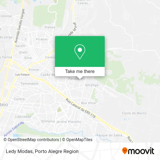 Ledy Modas map