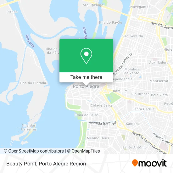 Beauty Point map