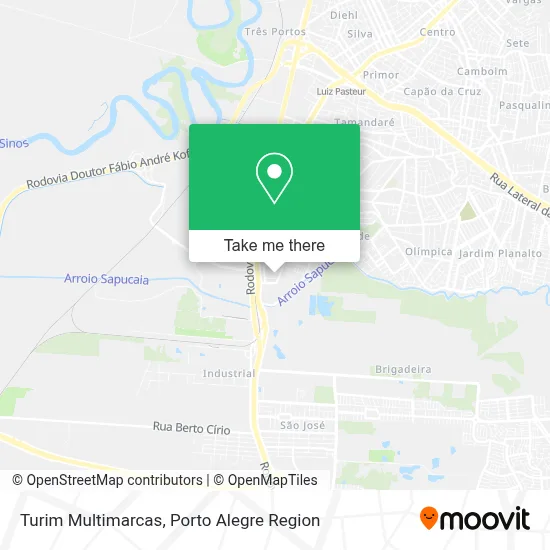 Turim Multimarcas map