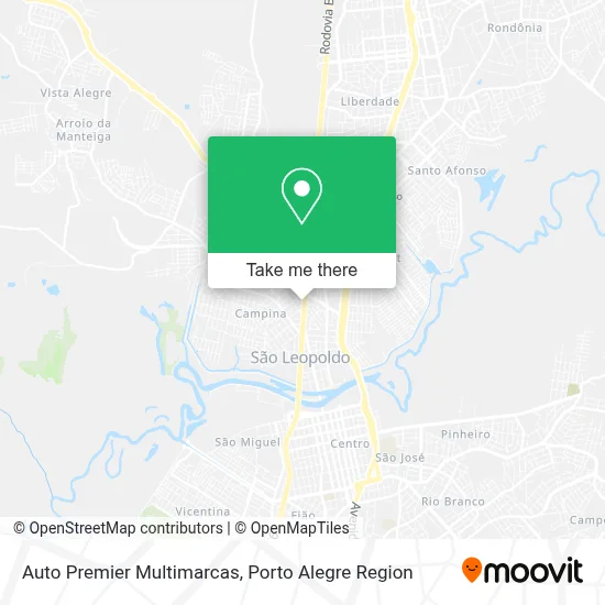 Auto Premier Multimarcas map