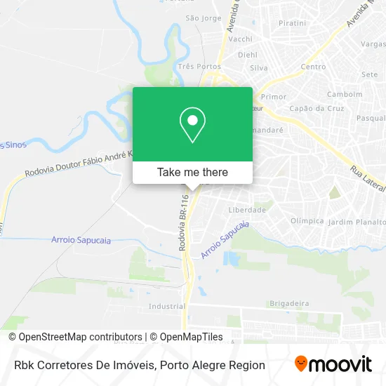 Rbk Corretores De Imóveis map