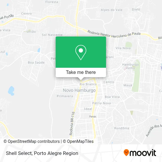 Shell Select map