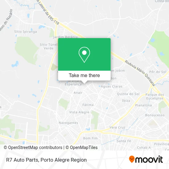 R7 Auto Parts map