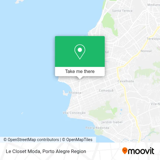 Le Closet Moda map
