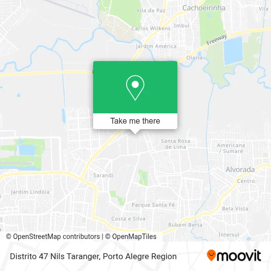 Distrito 47 Nils Taranger map