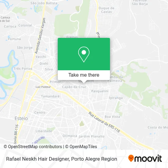 Rafael Neskh Hair Designer map