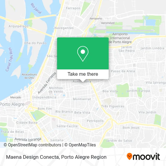 Maena Design Conecta map