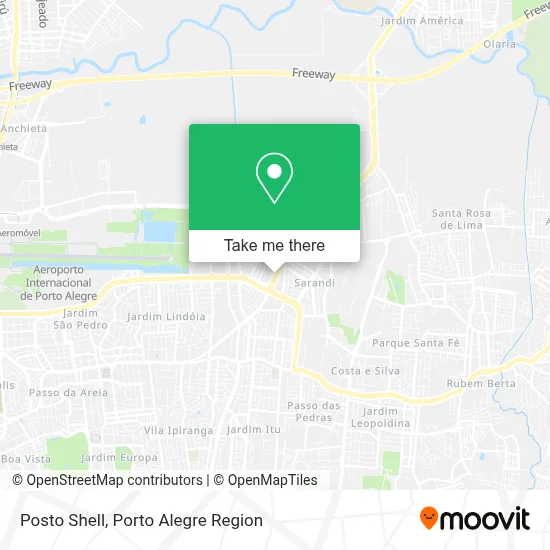 Posto Shell map