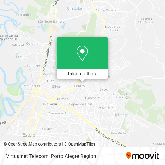 Virtualnet Telecom map