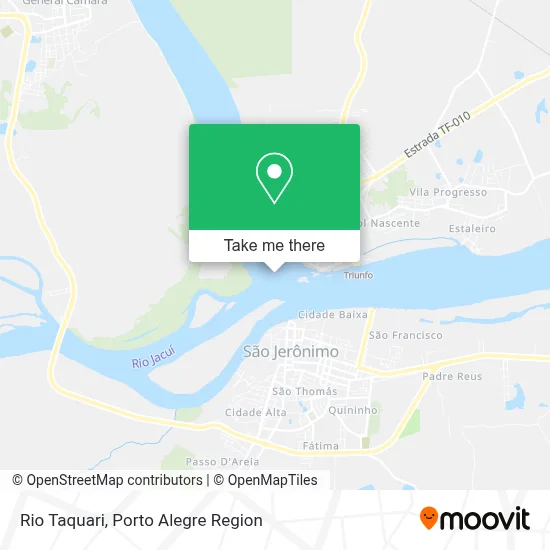 Rio Taquari map