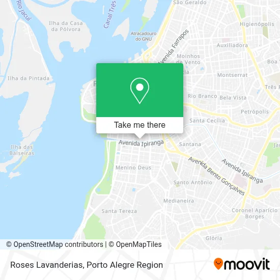 Roses Lavanderias map