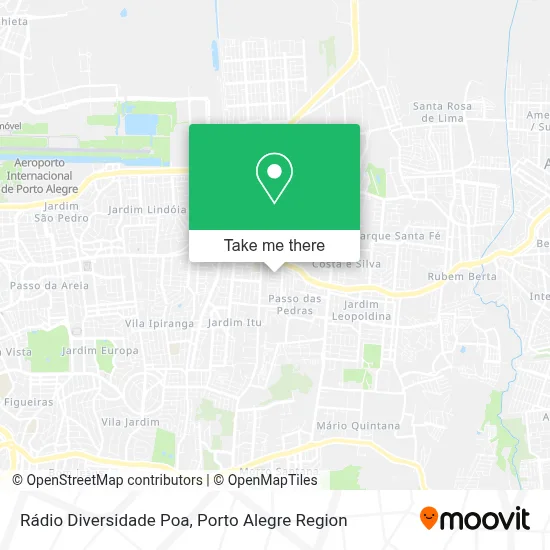 Rádio Diversidade Poa map