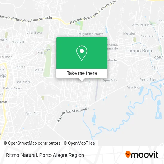 Ritmo Natural map