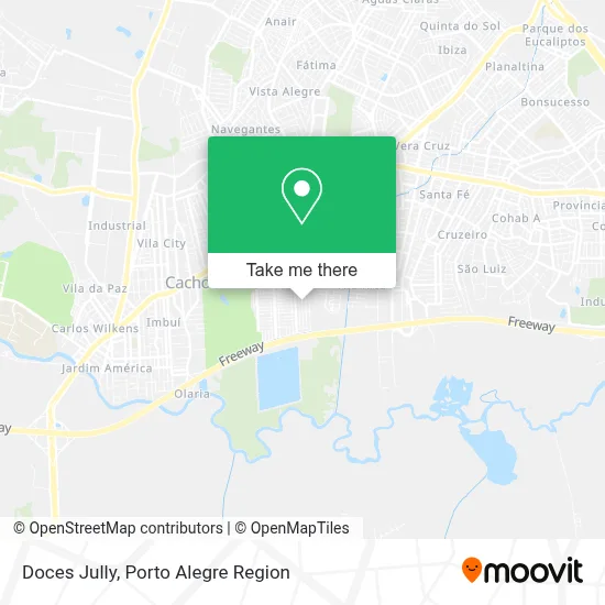 Doces Jully map