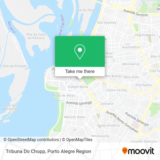 Tribuna Do Chopp map