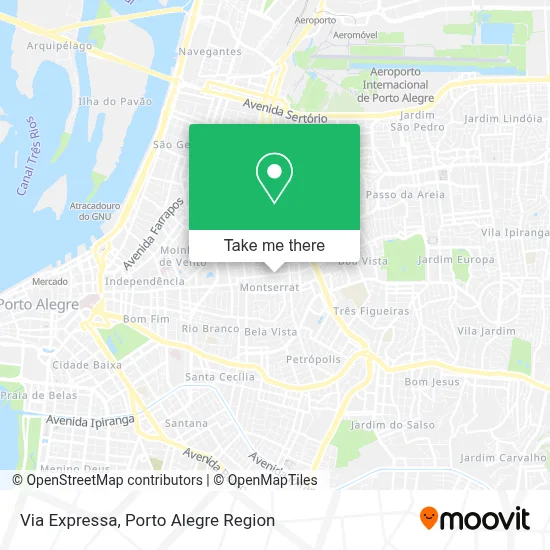 Via Expressa map