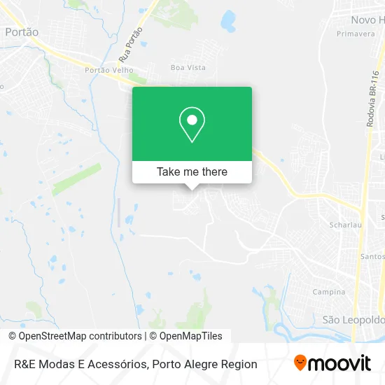R&E Modas E Acessórios map