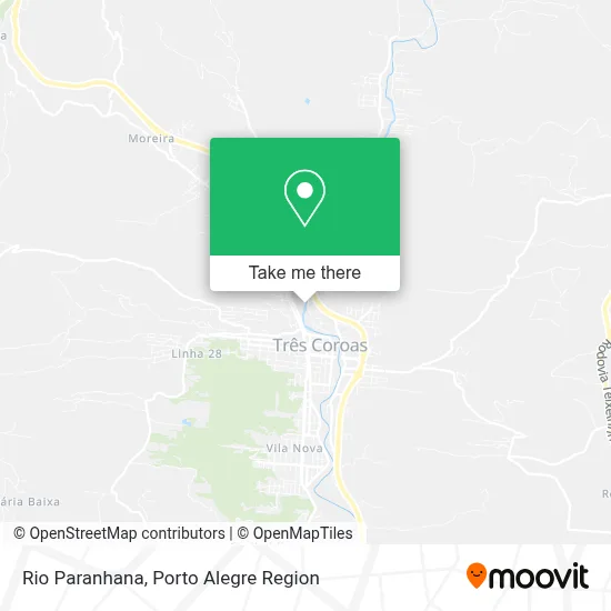 Rio Paranhana map