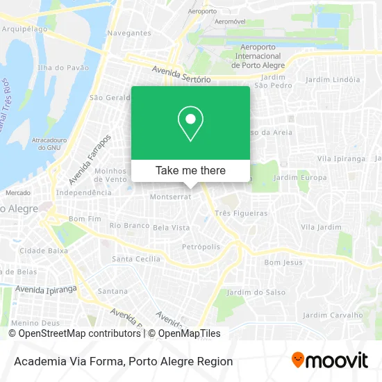 Academia Via Forma map