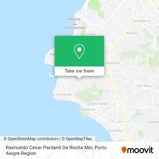 Raimundo Cesar Pardanil Da Rocha Mei map